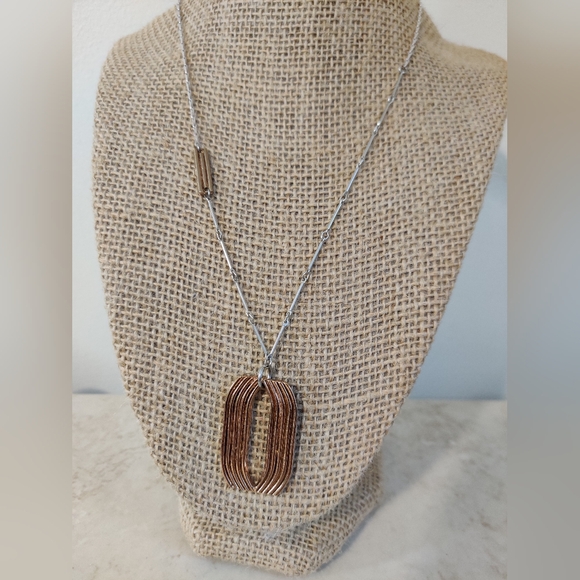 Anne Marie Chagnon Modernist Necklace - Picture 1 of 12